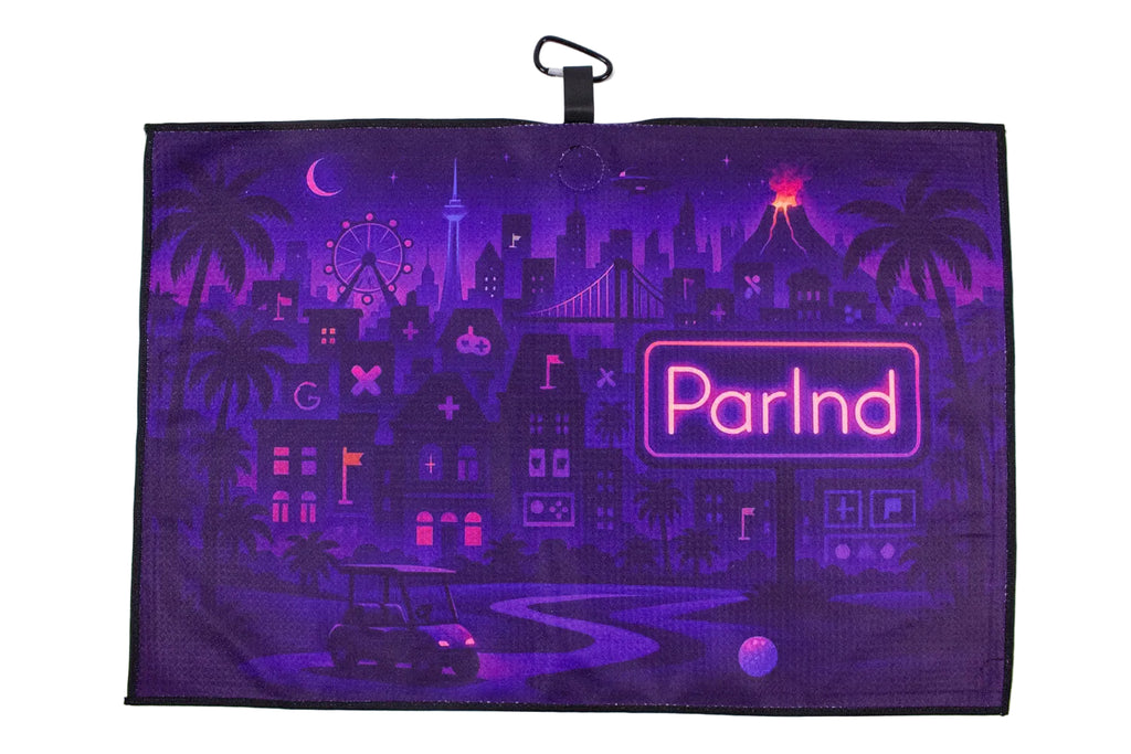 Neon Nine Premium Golf Towel