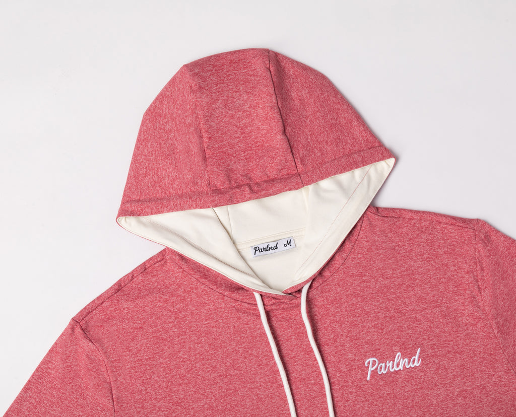 Performance Hoodie - Heathered Coral