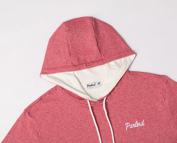 Performance Hoodie - Heathered Coral