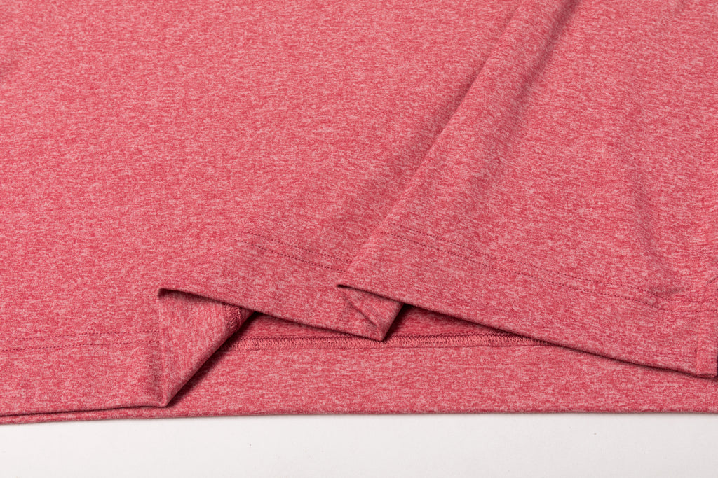 Performance Hoodie - Heathered Coral