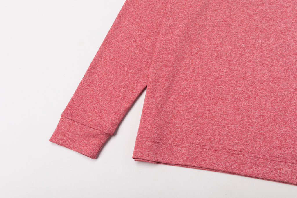 Performance Hoodie - Heathered Coral