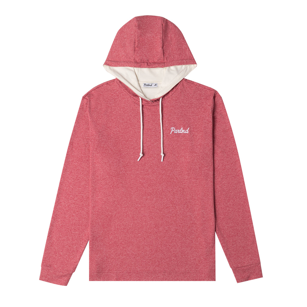 Performance Hoodie - Heathered Coral