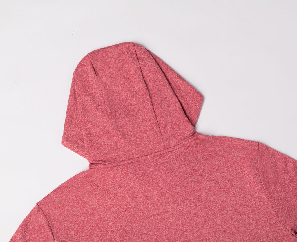Performance Hoodie - Heathered Coral